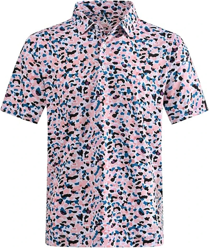 Men's Printed Polo Golf Shirt Pattern