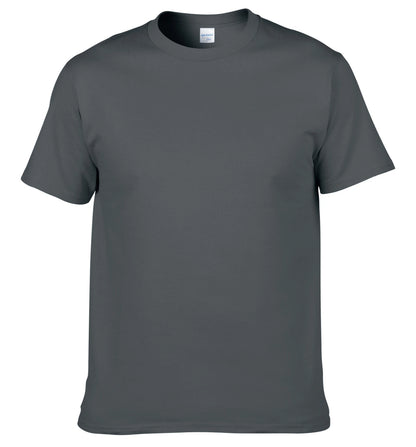 Men's T-Shirt - O-Neck, Pure Color, Short Sleeve, XS-3XL Casual Tee