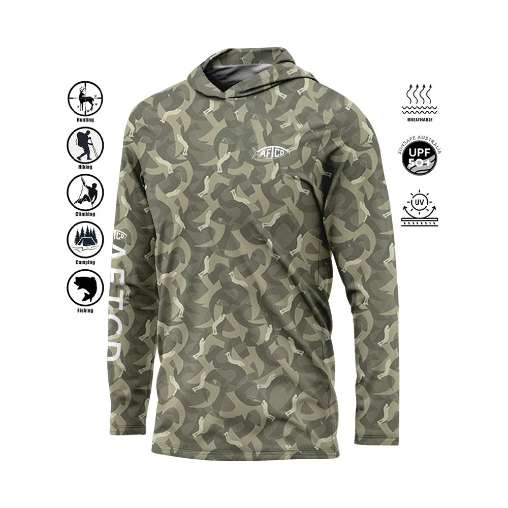 Boutique UV Fishing Shirt Thin Breathable Outdoor Hoodie