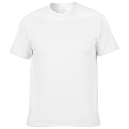 Men's T-Shirt - O-Neck, Pure Color, Short Sleeve, XS-3XL Casual Tee