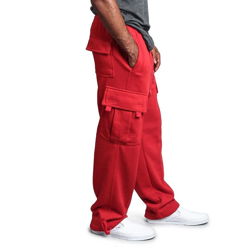 Mens Sweatpants Straight Fit Joggers for Sports Streetwear