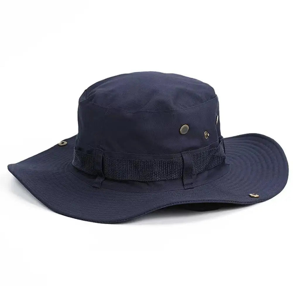 Summer Men's Fishing Bucket Hat Anti-UV Sun Protection