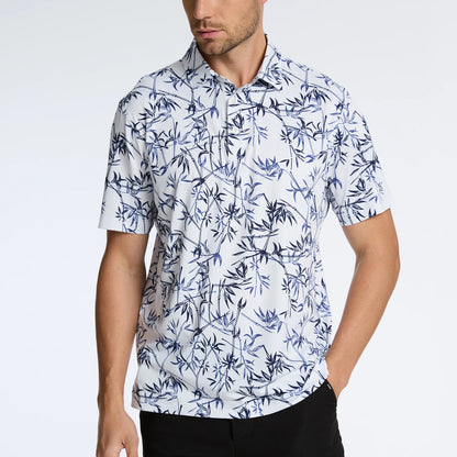 Men's Casual Polo – Short Sleeve Streetwear Shirt for Vacation & Daily Wear