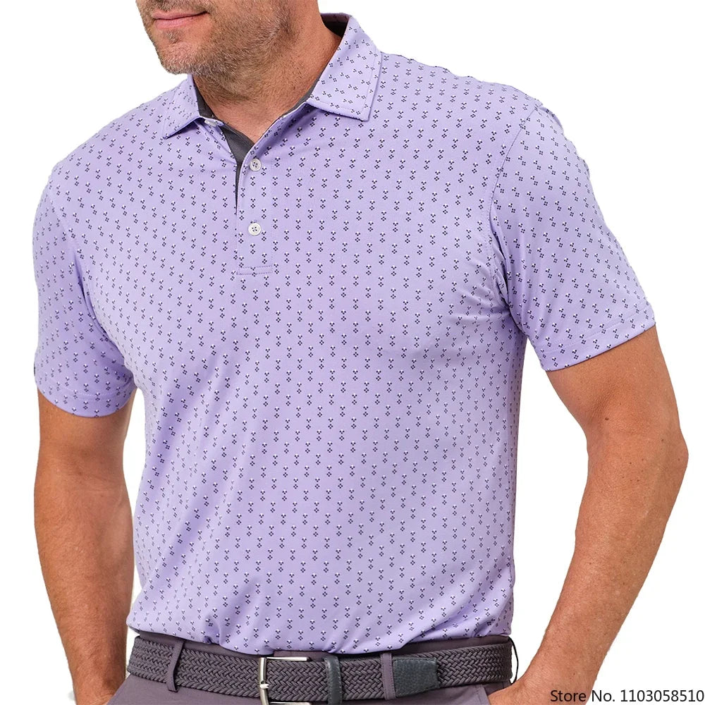 Men's Golf Shirt Outdoor Sports Quick Drying Polo