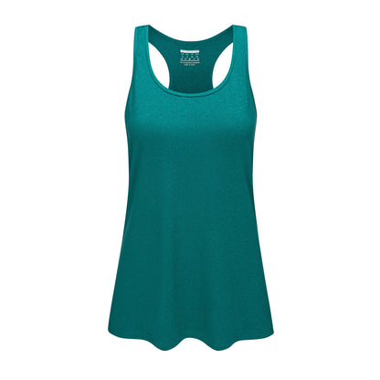 Women's Summer Running Vest – Sleeveless Singlet Tank Top, Moisture-Wicking, Quick-Dry Gym & Yoga Fitness Shirt