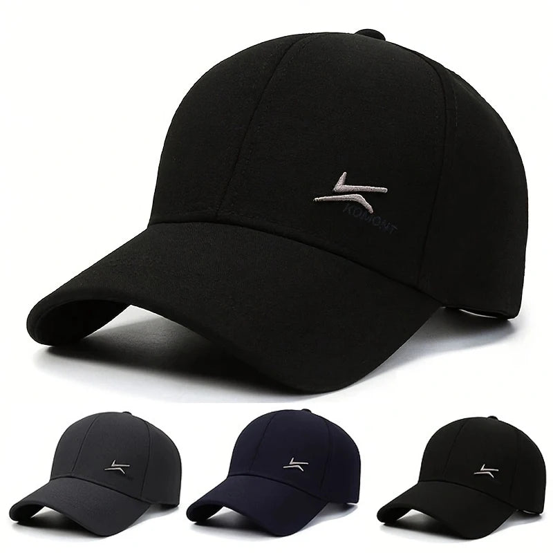 Unisex Two Hook Embroidery Baseball Caps Adjustable Casual Hat