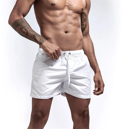 Mens Swim Trunks with Mesh Lining Side Pockets Quick Dry