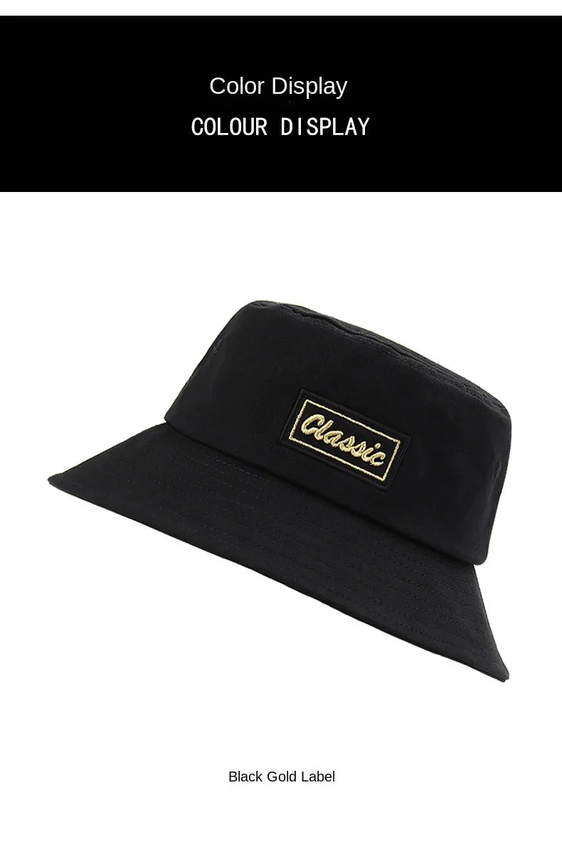 Brand Oohmy Big Head Bucket Hats Beach Oversize Sun Cap for Men Women