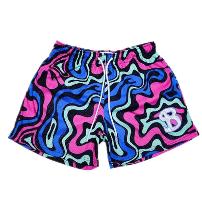Men's Quick-Dry Breathable Mesh Beach Sports Shorts