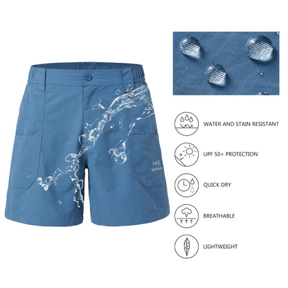 Bassdash Men's 6 Fishing Shorts UPF 50+ Quick Dry Cargo