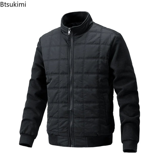 Men's Thick Fleece Lining Warm Jacket Fashion Outerwear