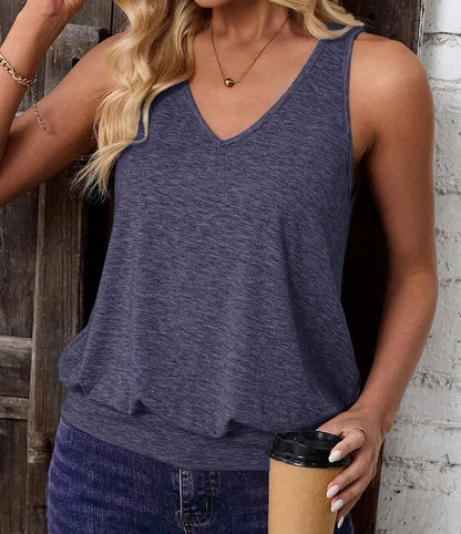 New Summer Women's V-neck Tank Top