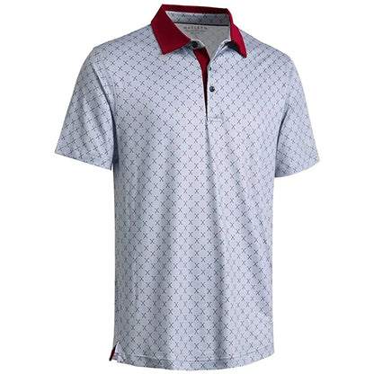 Men Dry Fit Short Sleeve Polo Golf Shirts