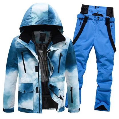 New Ski Suits Warm Winter Waterproof Sports Mountain Skiing