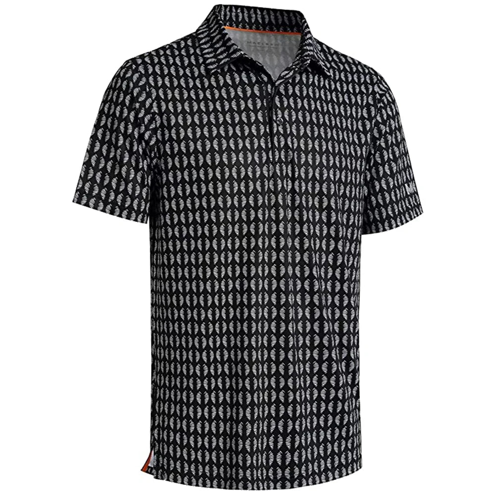 Men Dry Fit Short Sleeve Polo Golf Shirts