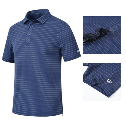 Men's Casual Polo – Short Sleeve Streetwear Shirt for Vacation & Daily Wear