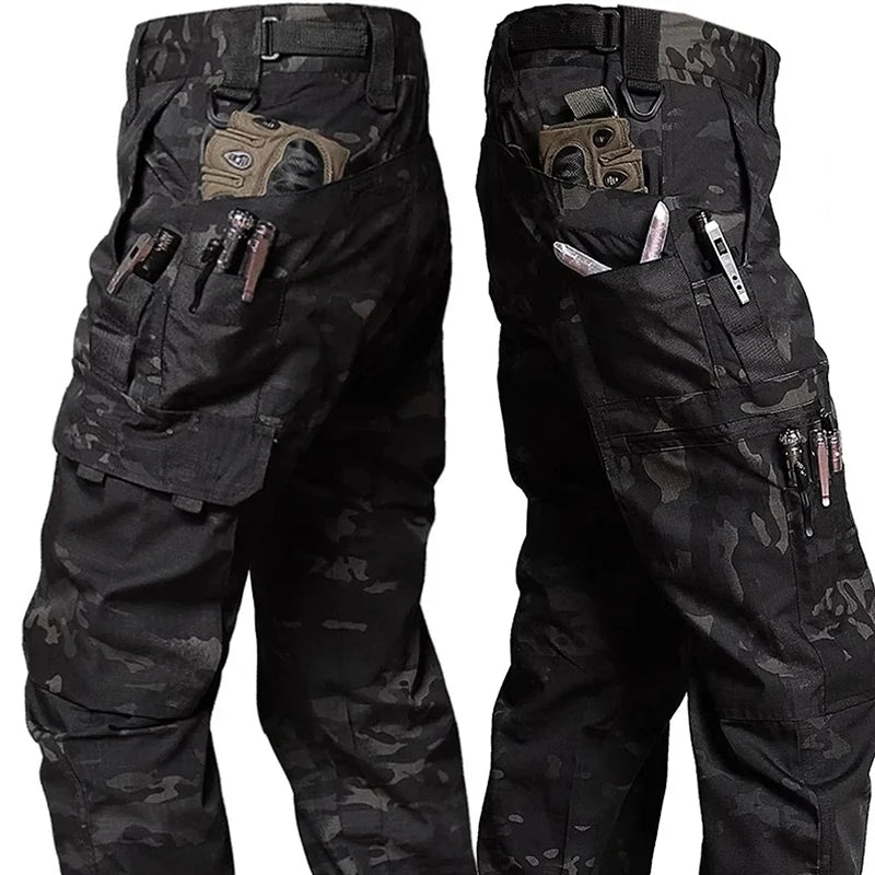 New Tactical Work Pants Men Outdoor Cargo Waterproof Trousers