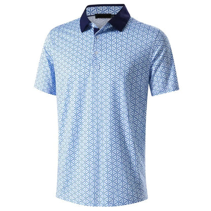 Men's Printed Polo Golf Shirt Pattern