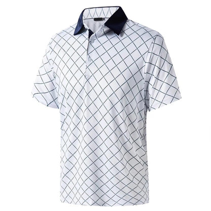 Men's Printed Polo Golf Shirt Pattern