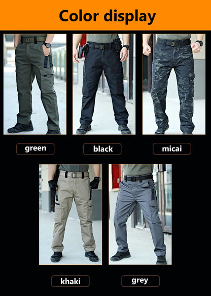 New Tactical Work Pants Men Outdoor Cargo Waterproof Trousers