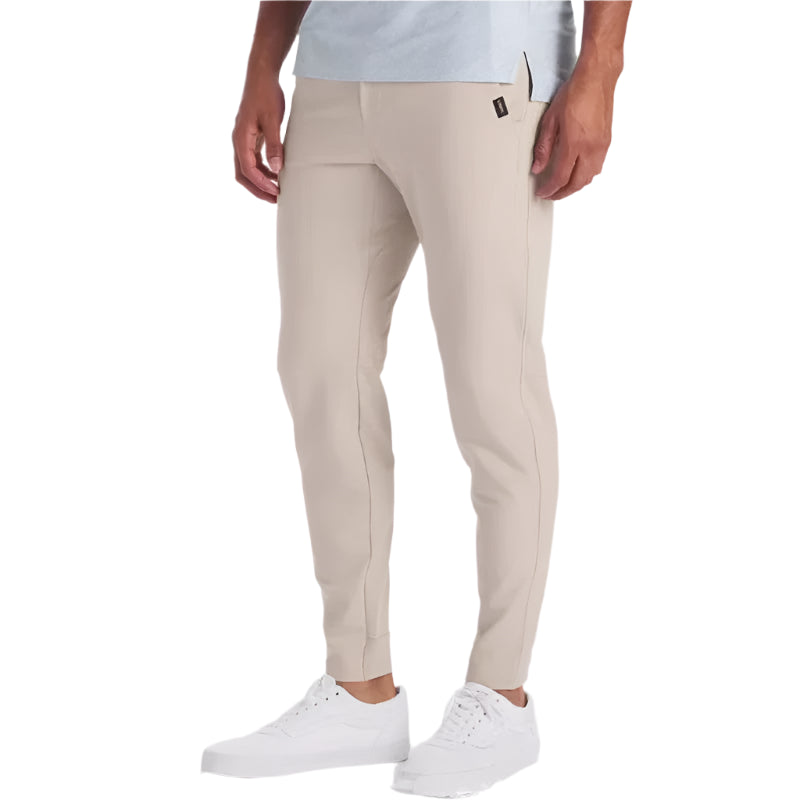 Summer Men's Ice Silk Casual Pants Smooth Thin Chinos