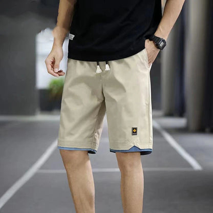 Men's Shorts Summer New Loose Elastic Waist Casual Trend