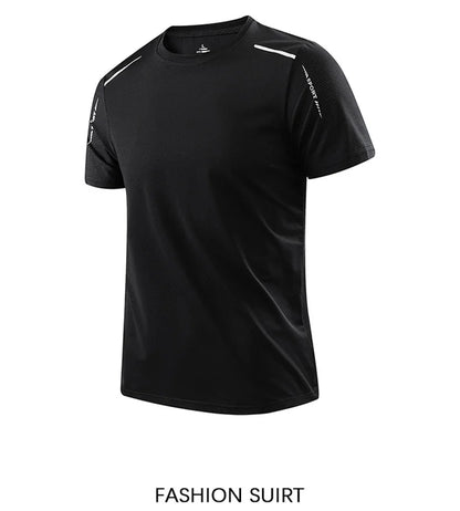 CHRLCK Men's Quick Drying Breathable Outdoor Sports T-shirt