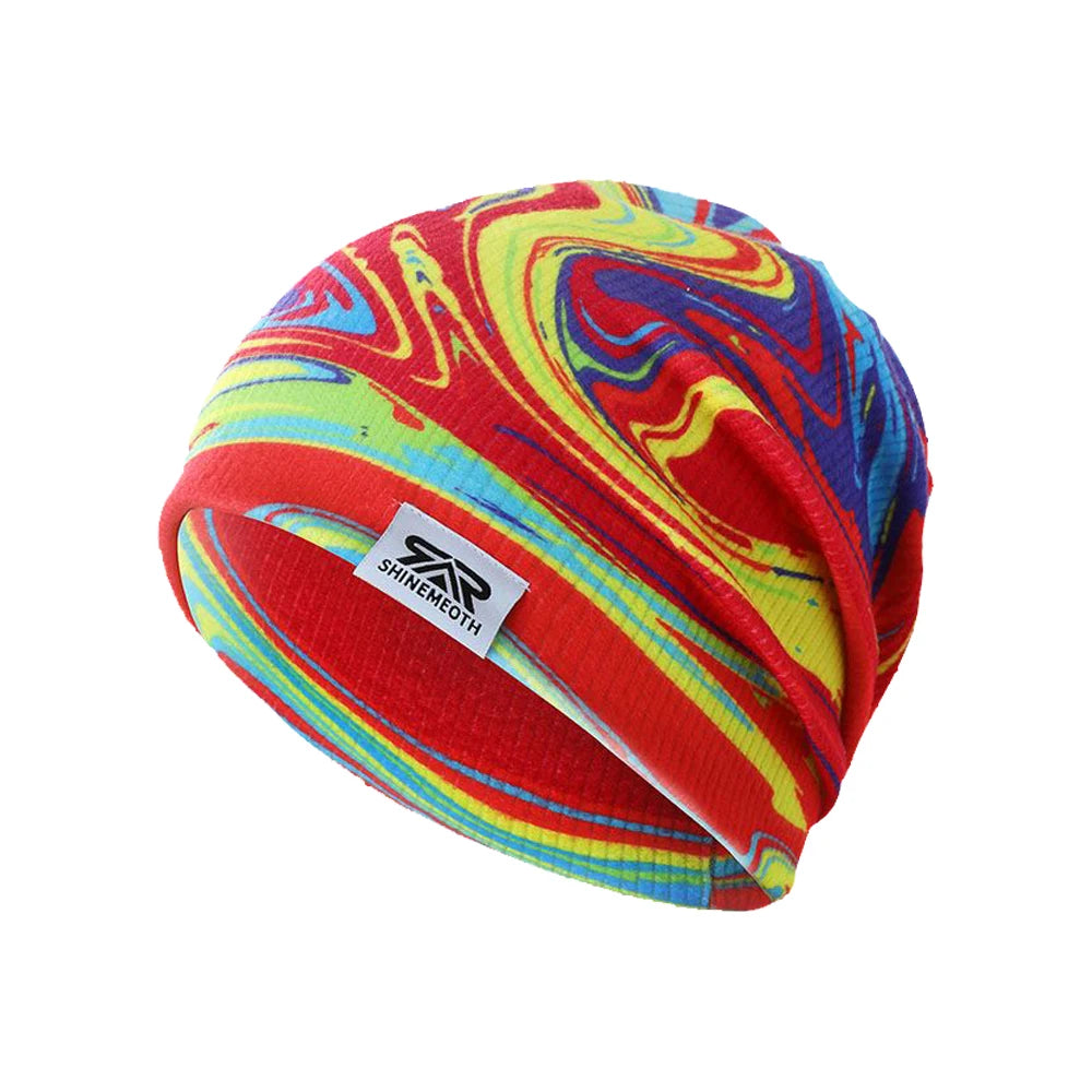 Beanie Winter Hats For Men Warm Colorful Printing Caps