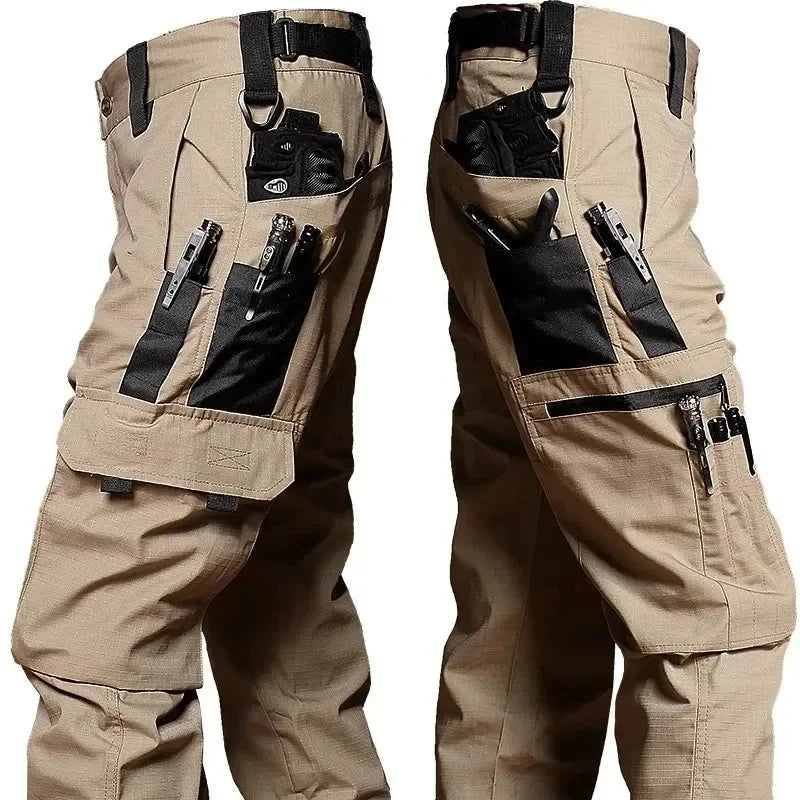 New Tactical Work Pants Men Outdoor Cargo Waterproof Trousers