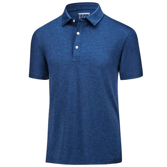 MAGCOMSEN Polo Shirt Men Summer Breathable Performance Golf