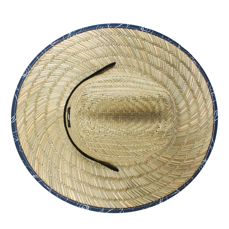 GEMVIE Fashion Women Lifeguard Hat Beach Straw Hat Summer