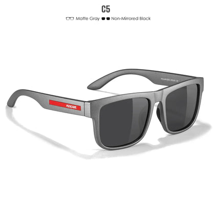 2024 KDEAM Polarized Sunglasses Men White Frame UV400