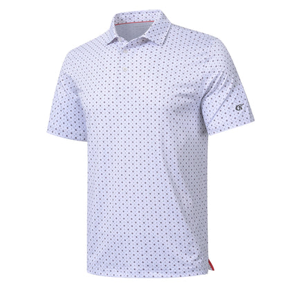 Men's Casual Polo – Short Sleeve Streetwear Shirt for Vacation & Daily Wear