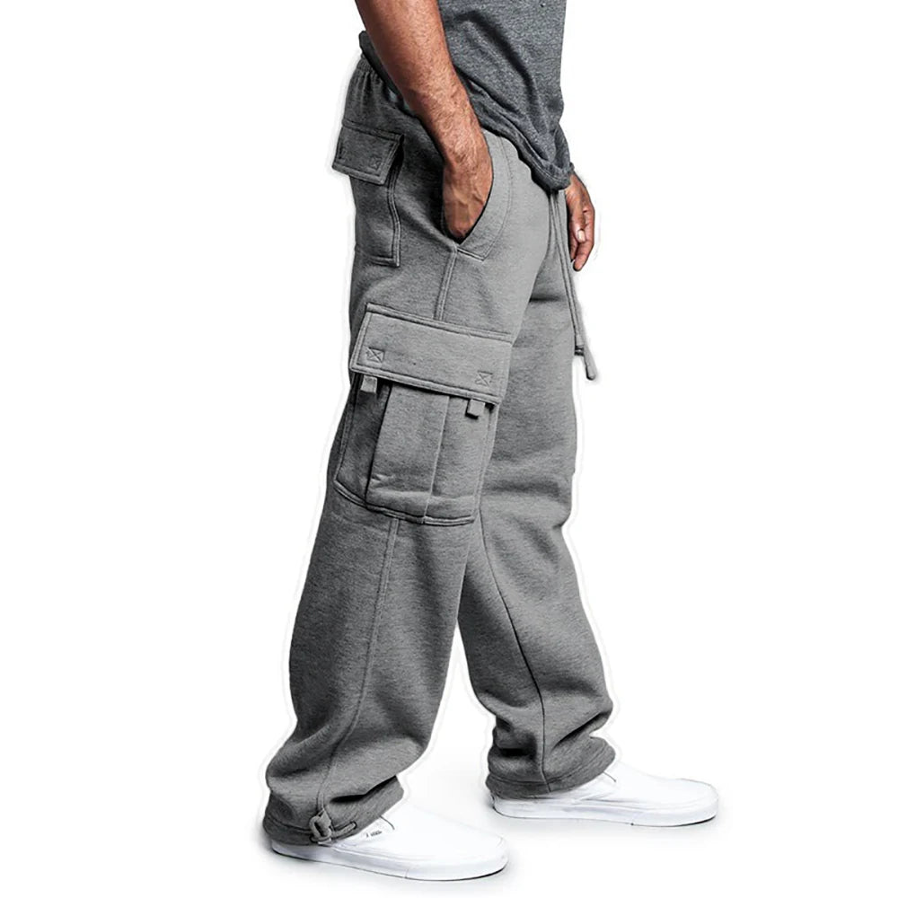 Mens Sweatpants Straight Fit Joggers for Sports Streetwear