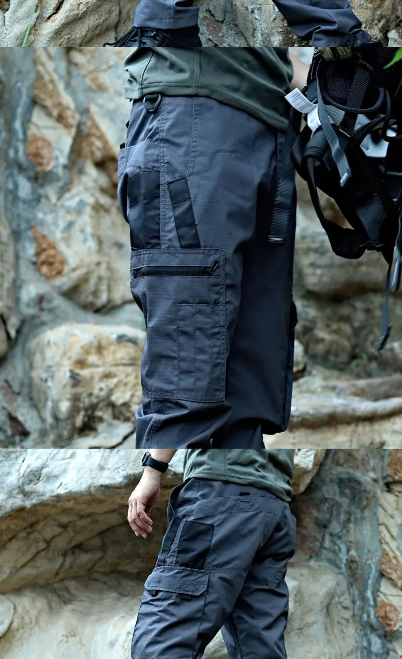 New Tactical Work Pants Men Outdoor Cargo Waterproof Trousers