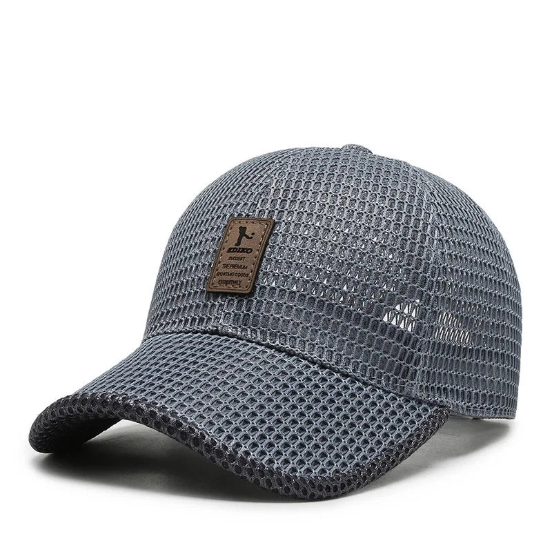 Unisex Summer Fishing Baseball Mesh Snapback Hat