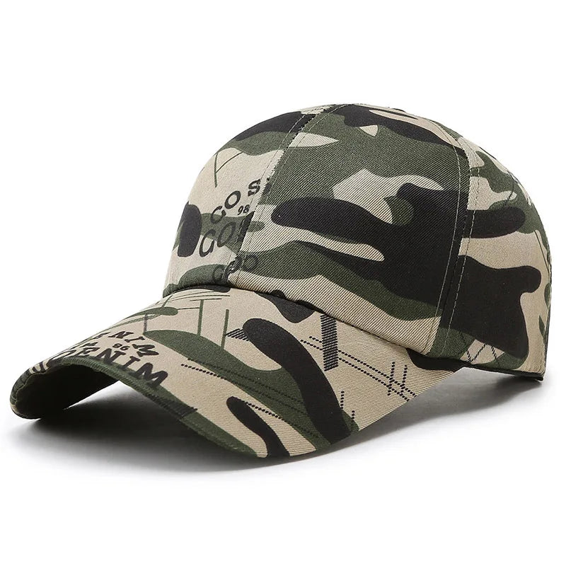 2024 Camouflage Hat Outdoor Sport Snap Back Cap For Men