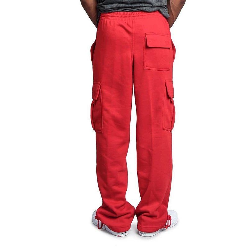 Mens Sweatpants Straight Fit Joggers for Sports Streetwear