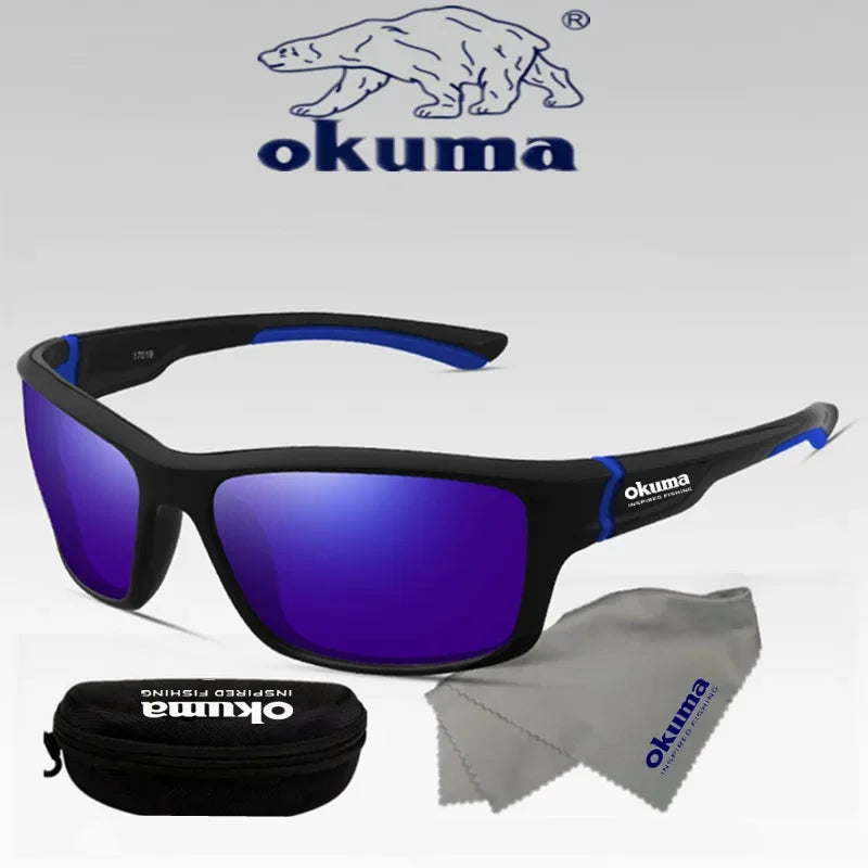 Okuma UV400 Fishing Sunglasses Men's Driving Shades Eyewear