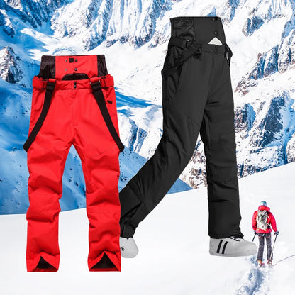 New Winter Windproof Waterproof Ski Pants Men Brand Gear