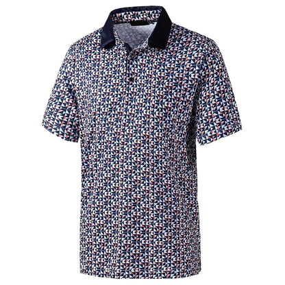 Men's Printed Polo Golf Shirt Pattern