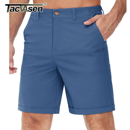 Summer Casual Shorts Mens Fit 7 Cotton Cargo Shorts