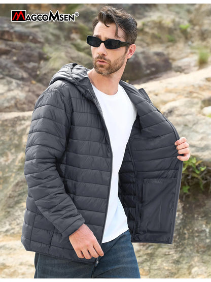Men's Hooded Waterproof Down Jacket