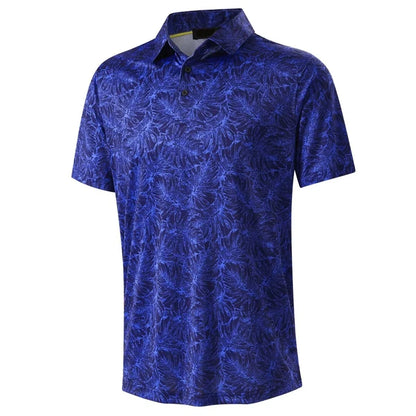 Men's Printed Polo Golf Shirt Pattern