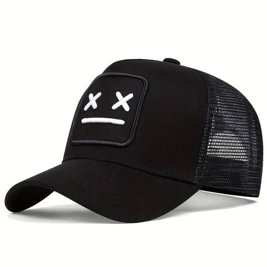 Unisex Xx Embroidery Baseball Net Caps Adjustable Casual Hat