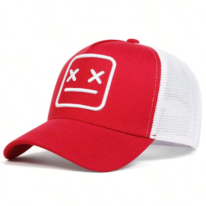 Unisex Xx Embroidery Baseball Net Caps Adjustable Casual Hat