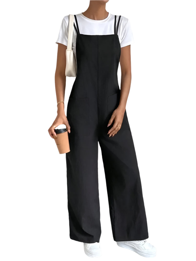 European And American Suspender Jumpsuit Women's 2024 Summer