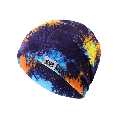 Beanie Winter Hats For Men Warm Colorful Printing Caps