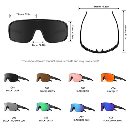 Unisex Outdoor Cycling Sunglasses Lightweight