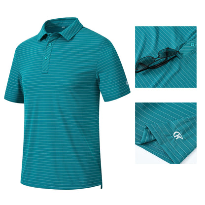 Men's Casual Polo – Short Sleeve Streetwear Shirt for Vacation & Daily Wear